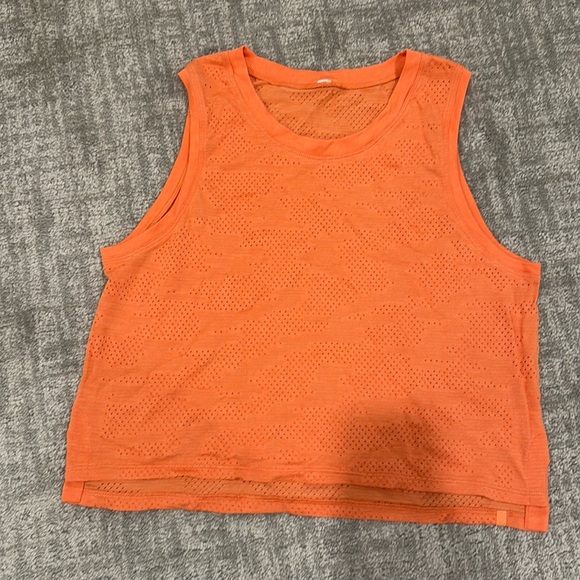Orange Mesh Tanktop - Picture 1 of 3